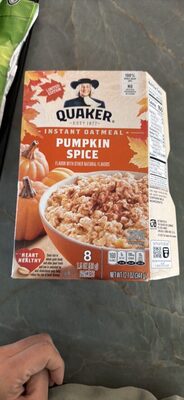 Instant Oatmeal Pumpkin Spice