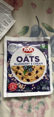 INSTANT OATS BLUEBERRY & CREAM