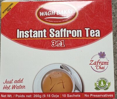 Instant Saffron Tea