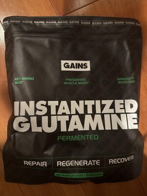 Instantized glutamine