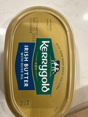 irish butter with olive oil
