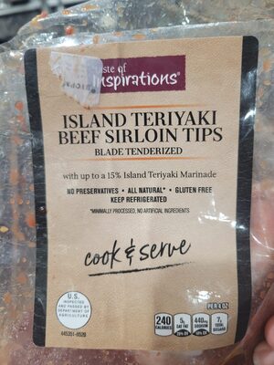 Island Teriyaki Beef Sirloin Tips