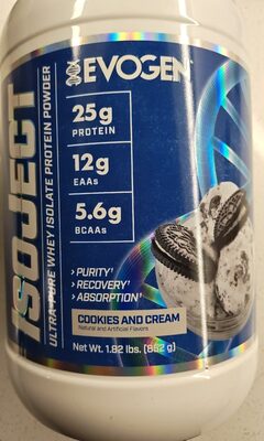 Isoject Cookies And Cream Whey Protein