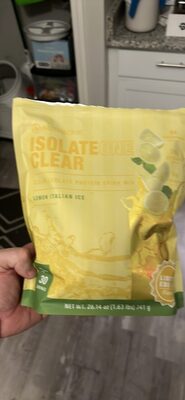 ISOLATEONE CLEAR Lemon Italian Ice