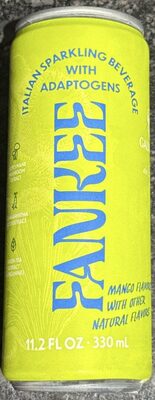 Italian Sparkling Beverage With Adaptogens Mango Flavor