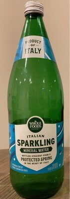 Italian sparkling mineral water