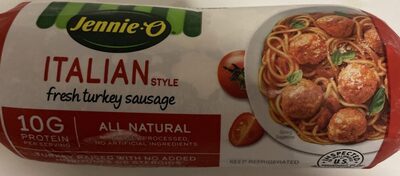 Italian style fresh turkey sausage