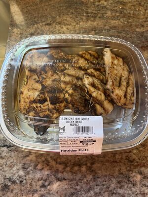 Italian Style Herb Grilled Chicken Breast
