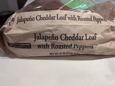 Jalapeño Cheddar Loaf with Roasted Peppers