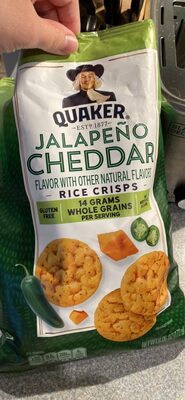 Jalapeño Cheddar Rice Crisps