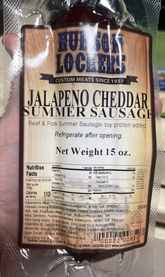 Jalapeño Cheddar Summer Sausage