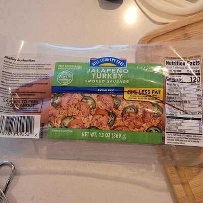 Jalapeño Turkey Sausage