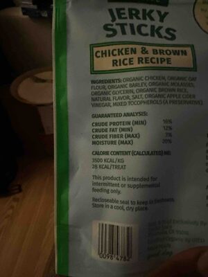 Jerky Sticks Chicken & Brown Rice Recipe