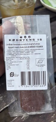 Jordbær limonade is med et strejf af citron dyppet i mørk chokolade & nødder vegansk