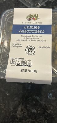 Jubilee Assortment Kalamata, Picholine & Green Olives Marinated in Herbs & Spices