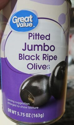 Jumbo black olives