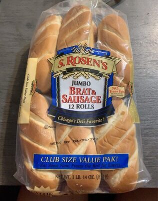 Jumbo Brat & Sausage Rolls