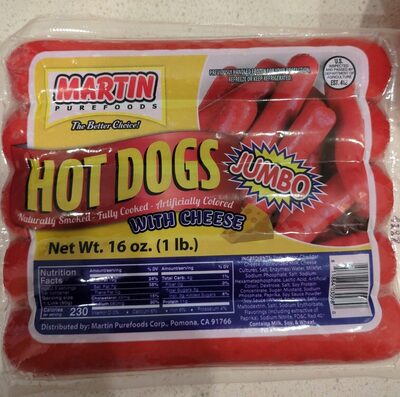 Jumbo Hot Dogs with Cheese
