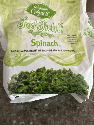 Just Picked And Quickly Frozen Spinach