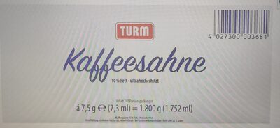 KAFFEE-SAHNE, Turm, 7,5g=7.3ml