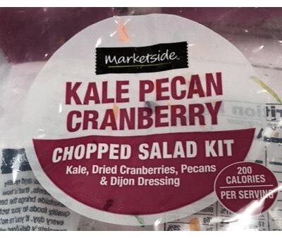 Kale pecan cranberry chopped salad kit, kale pecan cranberry