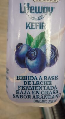 Kefir cultured lowfat milk smoothie