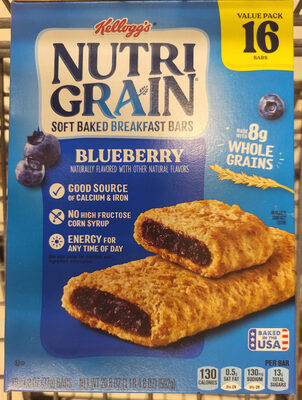 Kellog's Nutrigrain Blueberry