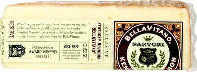 Kentucky Bourbon Bellavitano Cheese