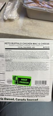 KETO BUFFALO CHICKEN MAC & CHEESE