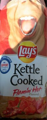 Kettle Cooked Flamin’ Hot Flavored