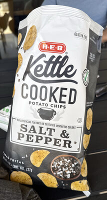 Kettle Cooked Potato Chips Salt & Pepper