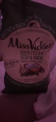 Kettle Cooked Potato Chips Sour Cream Herb & Onion