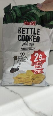 Kettle Cooked vinegar and salt