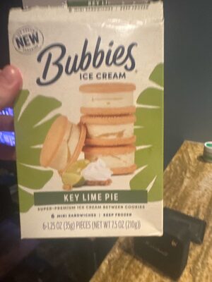 Key Lime Pie Cookie Sandwich