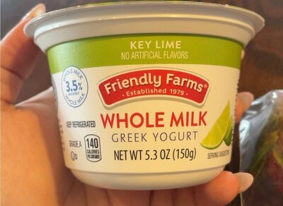Key Lime Whole Milk Greek Yogurt