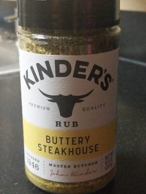 Kinder's buttery steak house RUB