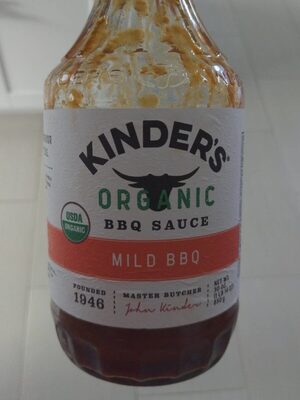 Kinder's organic bbq sauce