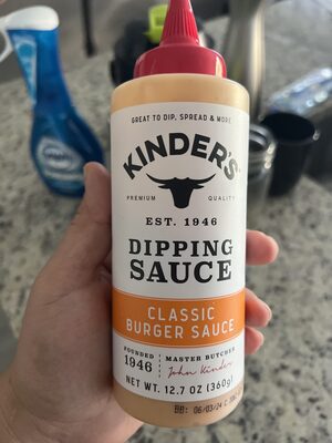Kinders butger dipping sauce