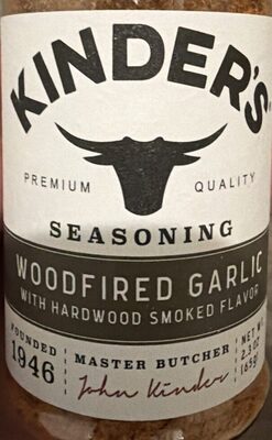 kinders woodfired garlic seasoning