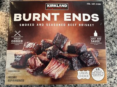 Kirkland Burnt Ends Smoked And Seasoned Beef Brisket