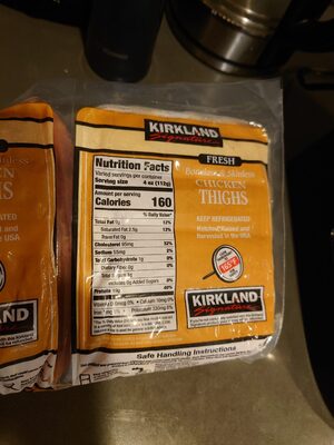 Kirkland Signature Boneless Skinless Chicken Thighs