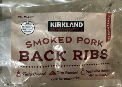 Kirkland Smoked Pork Back Ribs