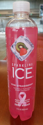 Kiwi strawberry flavored sparkling water