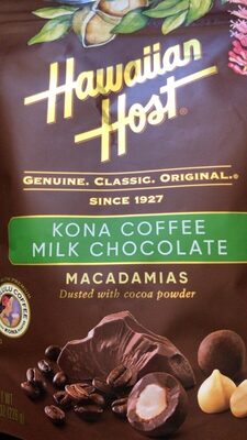 Kona Coffee Milk Chocolate Macadamias