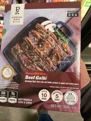 Korean Bbq Style Beef Galbi