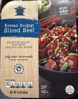 Korean Bulgogi Sliced Beef