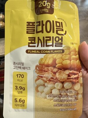 Korean Corn Flake Protein Shake