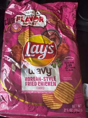 Korean style Fried Chicken Wavy Chips