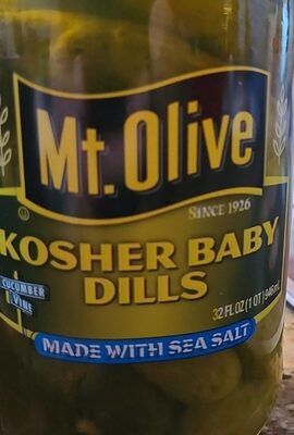 Kosher Baby Dills Made With Sea Salt