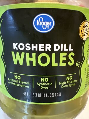 Kosher Dill Whole Pickles
